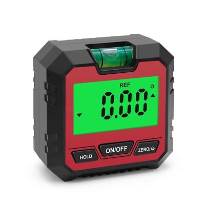 360° LCD Magnetic Digital Inclinometer Protractor Level Box Gauge Angle FindermO