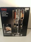 Oggi Professional 3-Bottle Revolving Liquor Dispenser, New