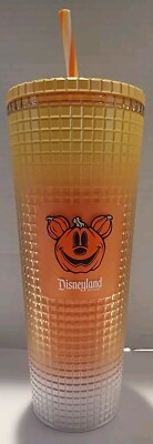 Starbucks Disney World Candy Corn Insulated Cup With Straw New