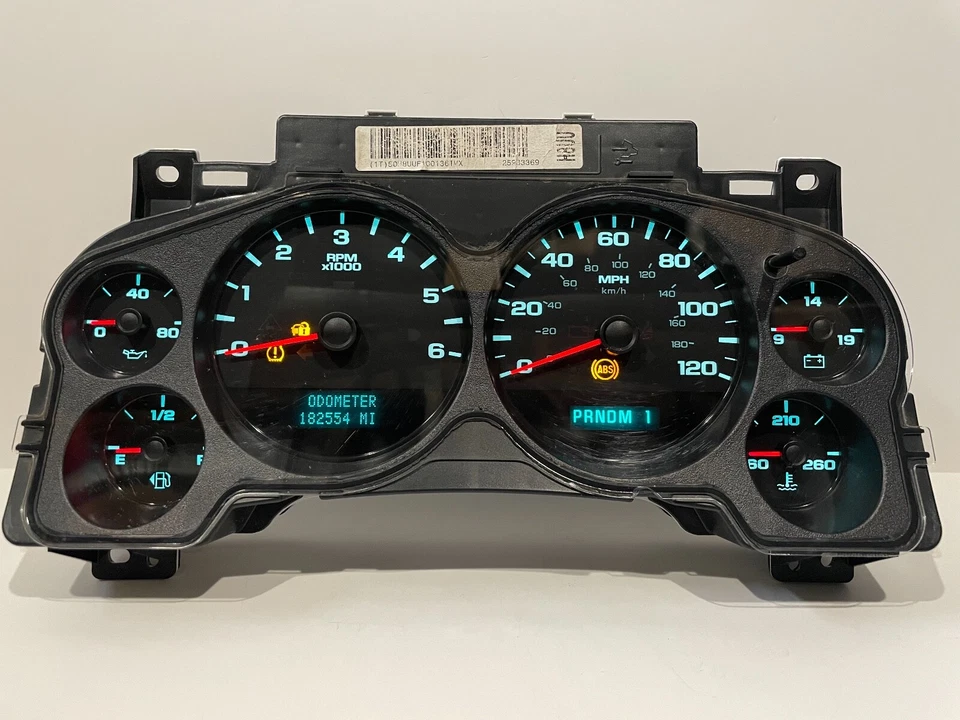 07-12 Silverado 2500HD 3500 Speedometer Instrument Gauge Cluster - Image 2 of 4