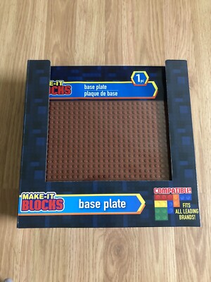 32x32 Base Plate Make-IT Blocks Lot Of 24 / 6 Each Of Four Different Colors