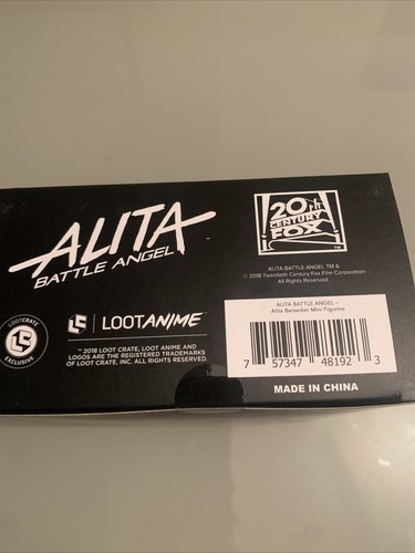 ALITA BATTLE ANGEL LOOT CRATE ANIME EXCLUSIVE. ALITA BERSERKER MINI FIGURINE.NEW - 第 4/8 張圖片