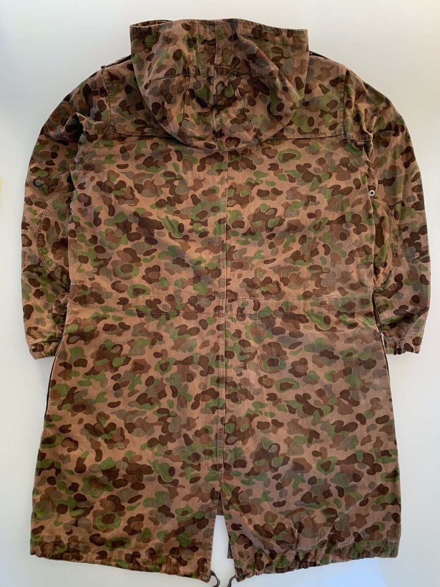 VTG Old Austrian KAZ 57 Pea Dot Erbsenmuster Camo Parka Coat HBA