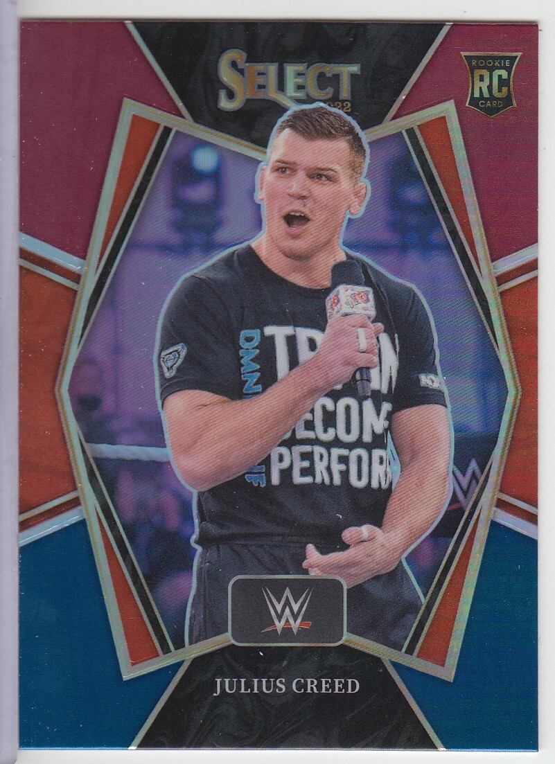 2022 Panini Select WWE Red Blue Prizm Julius Creed RC Rookie NXT