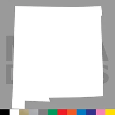 New Mexico Vinyl Die Cut Decal Sticker - NM State Outline