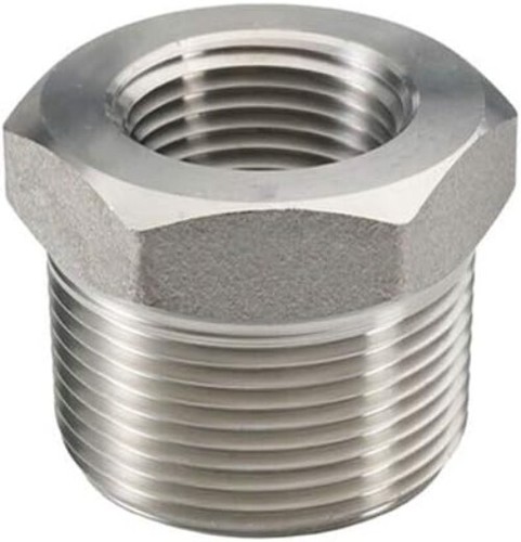 High-Pressure 3/4" Male to 1/2" Female Stainless Steel Pipe Reducer Fitting - Bild 2 von 3