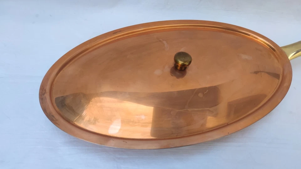 Pfanne Bratpfanne Kupfer Kupfertopf Spring Culinox Schweiz Kasserolle Fisch - Bild 2 von 4