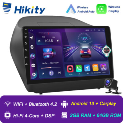 64GB Android 15 Carplay Autoradio Für Hyundai ix35 Tucson 2009-2015 GPS Navi DSP