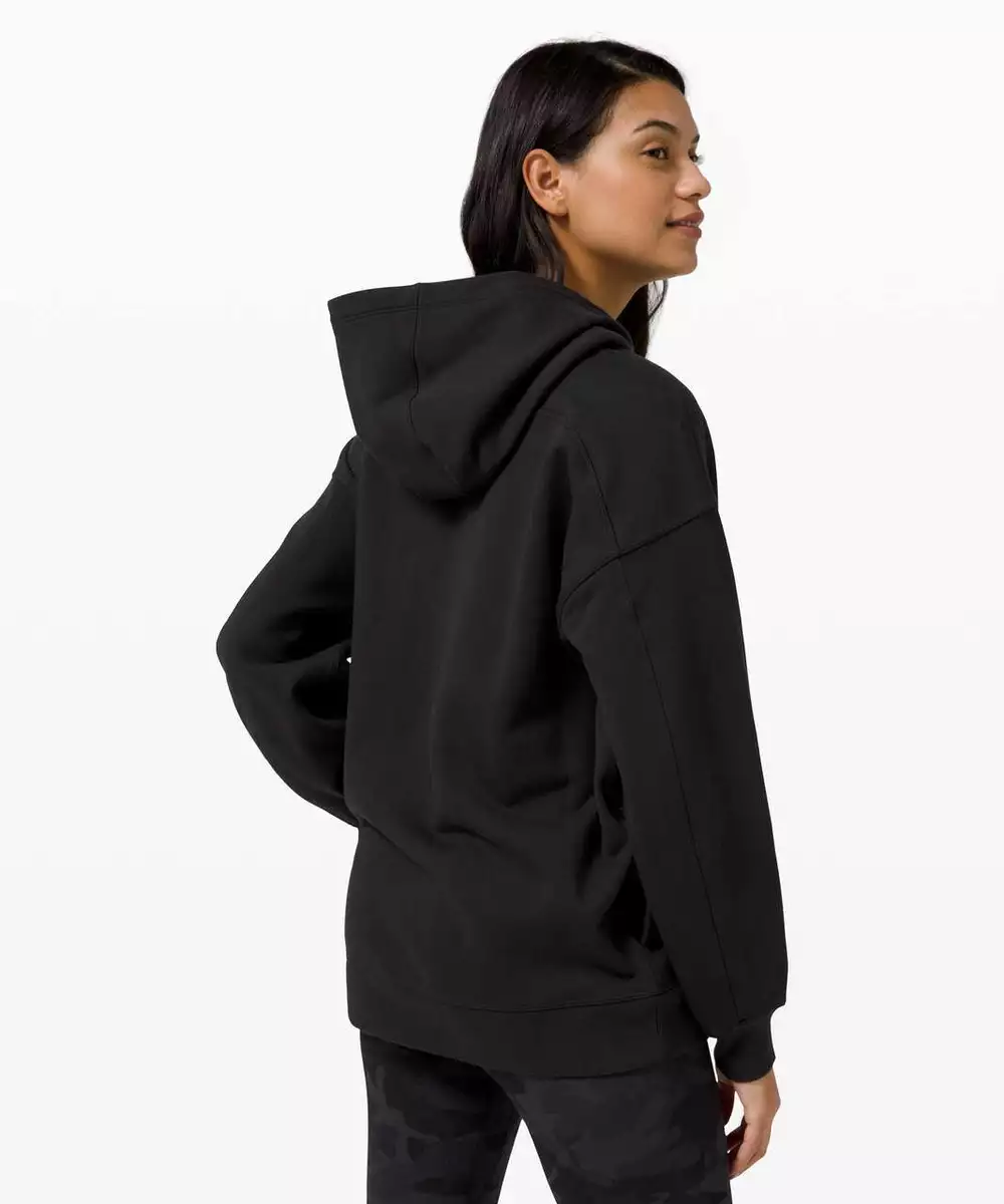 RARE ! NWT - Lululemon Perfectly Oversized Hoodie Black, SIZE: 0