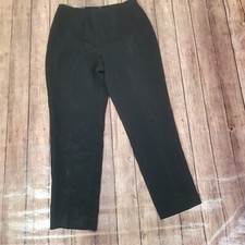 Vintage Lauren Ralph Lauren Womens Dress Pants Black Size 12 High Rise Straight