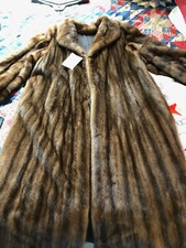 Scaasi Fur Coat, Brown Color, Size 8, Cleaned And Held By Macy's In Storage