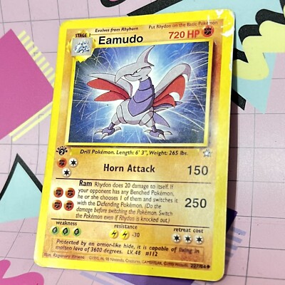 Eamudo Rare 1990s Bootleg Pokemon Card Signs Of Wear Super Rare Ebay