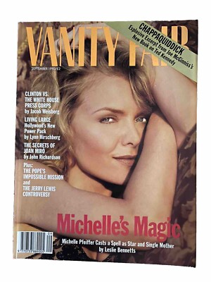 Vanity Fair Magazine September 1993, Michelle Pfeiffer Cover, VG Condition