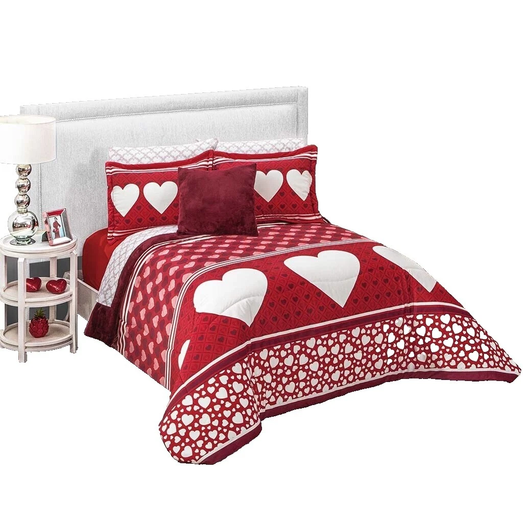 Reina Corazones cobijas y Mantas