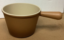 Poelon en fonte emaillee marron degrade Le creuset etat neuf