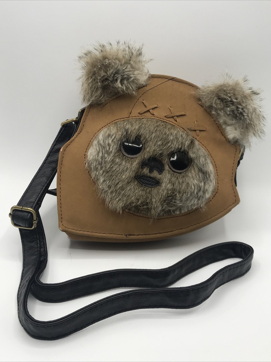 Loungefly Star Wars Faux Fur Ewok Wicket Crossbody Bag Purse