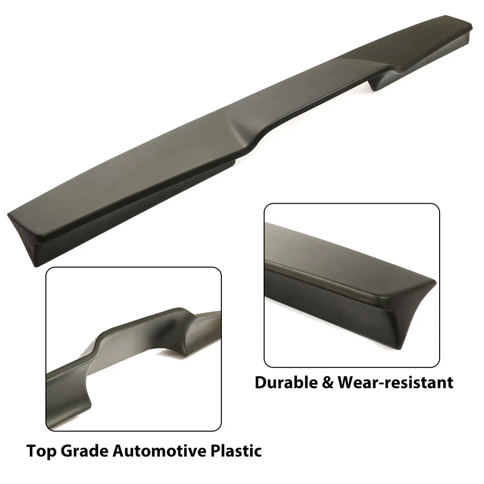 Truck Cab Roof Spoiler Fits 2014-2019 GMC Sierra 1500 2500 3500 Crew Double Cab - Image 2 of 4