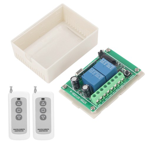 DC12V 2 CH Receiver 1000m/3280.84ft 3-Key Learning Code Remote Control Switc Hot - Picture 6 of 12