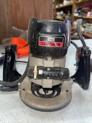 Craftsman Sears Router In Case - Model 315-17480  - - 6.5 AMPS