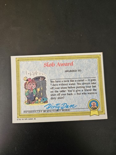 Frigid Bridget 32a - The Garbage Gang Card 1985 Rare Australian Release - Picture 2 of 2