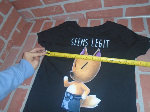 LIVE AND TELL GIRLS TSHIRT "SEEMS LEGIT"" SIZE LARGE - Picture 3 of 3