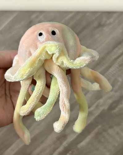 Ty Beanie Baby 1999 Goochy The Jellyfish Rainbow Teeny Beanie Retired Vintage