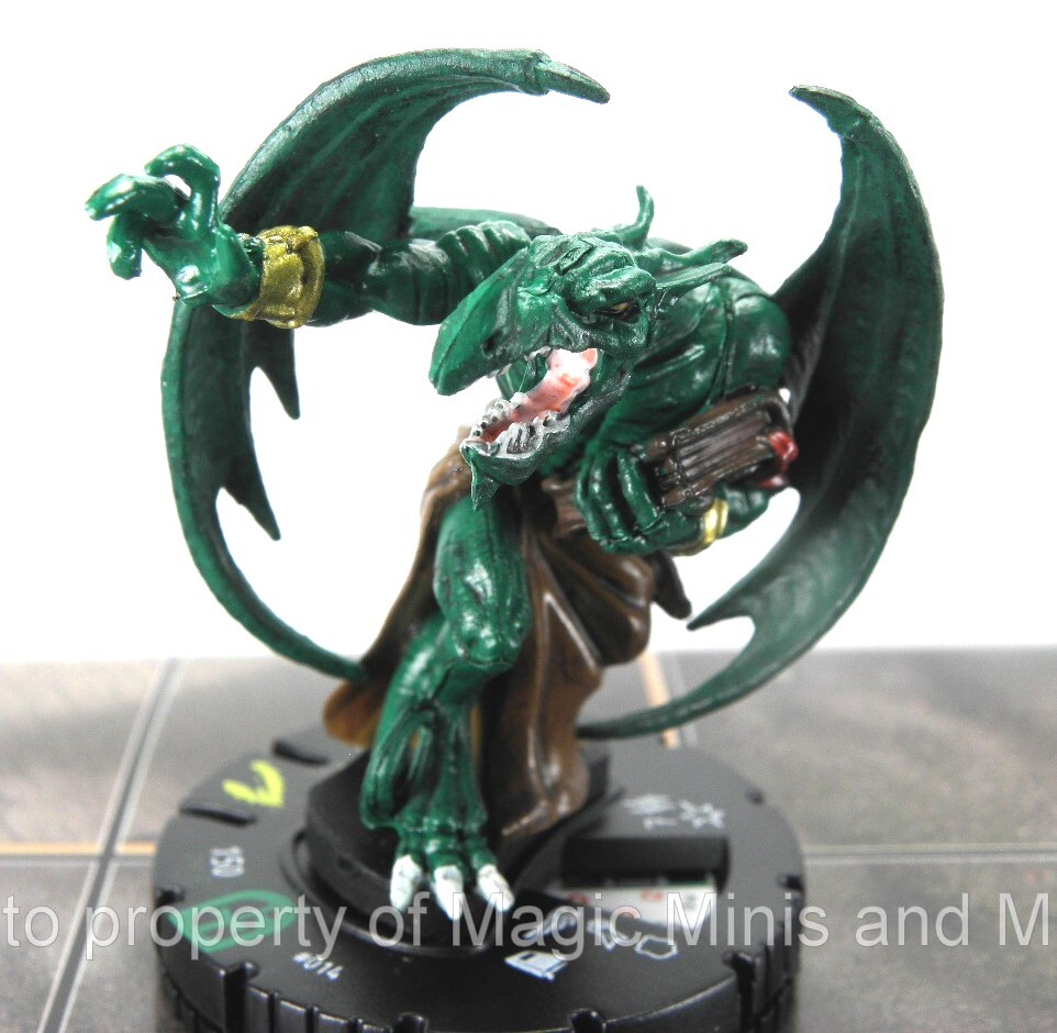 MAGE KNIGHT Resurrection ~ GOLDYX #014 HeroClix green draconian