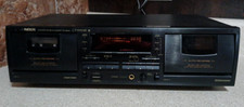 Pioneer CT-W504R Stereo Dual Double Dubbing Cassette Deck READ