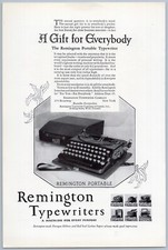 1926 Remington Typewriters Vintage Ad Portable Writing Machine Christmas Gift thumbnail