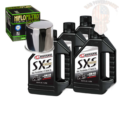 Oil Change Kit For 2012 Suzuki LT-A400F KingQuad ASi IRS Maxima Synthetic 5W-40