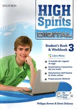 HIGH SPIRITS DIGITAL 3 student book workbook Oxford Bowen Delaney inglese + CD
