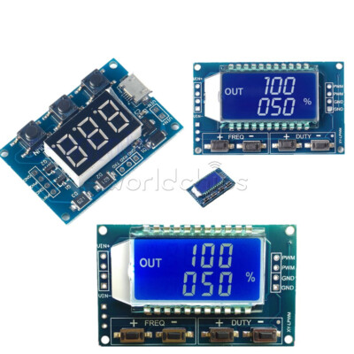 Adjustable PWM Pulse Frequency Duty Cycle Square Wave Signal Generator Module 2C