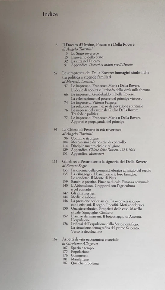 Pesaro Nell ‘ Eta Dei Della Rovere, Pesaro Della Rovere Age * Italian Language * - Image 2 of 4