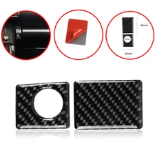 Real Carbon Fiber Front Glove Box Open Button Cover Fits 14-20 IS350 IS250