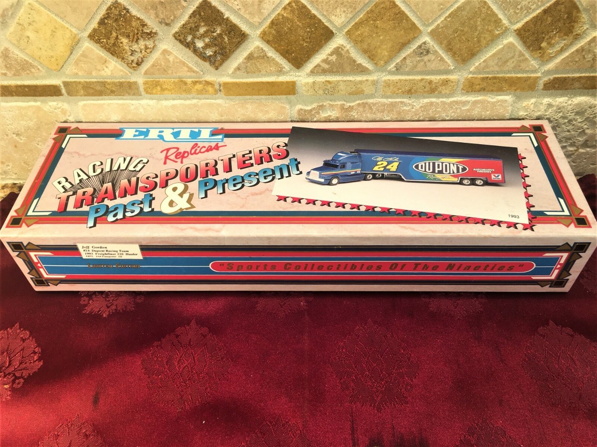Camion Transporter Jeff Gordon #24 - Ertl White Rose 1993 Limited Edition - 1/64 - Neuf Emballé