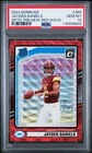 2024 Donruss Optic Preview #389 Jayden Daniels Rated Rookie Red Wave PSA 10