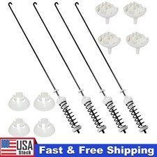 4pcs W10780048 Washer Suspension Rod Kit 23.6in for Whirlpool Kenmore Amana