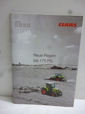 CLAAS TRACTORS Original Brochure CLAAS TRACTOR ARION 640,630.....62 Pages