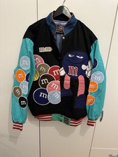 NASCAR Jacket JH Design M&m?s Size L Retro Vintage Racing Jacket