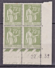 TIMBRE 1932 FRANCE PAIX N° 284A-N**. B-VOIR SCAN RV