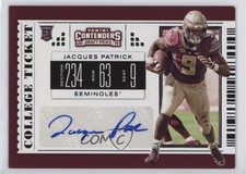 2019 Panini Contenders Draft Picks College Ticket Jacques Patrick #168 Auto 0o4t