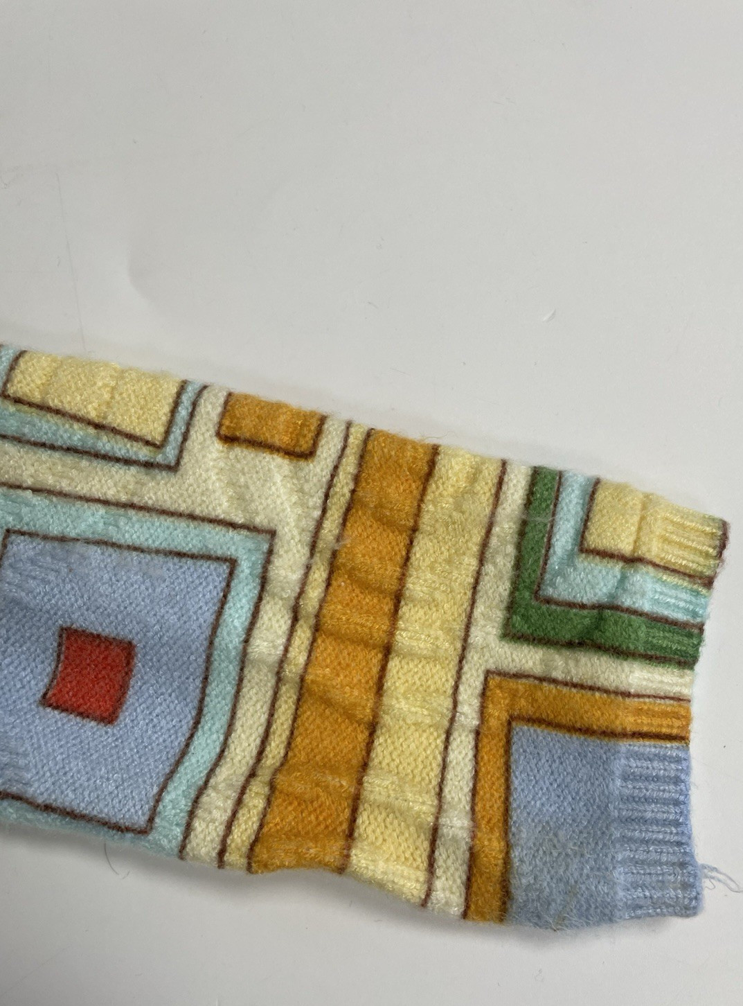 House Of Sunny Pepperland Peggy Cardigan Detachable Fur Size  6 Puzzle Print