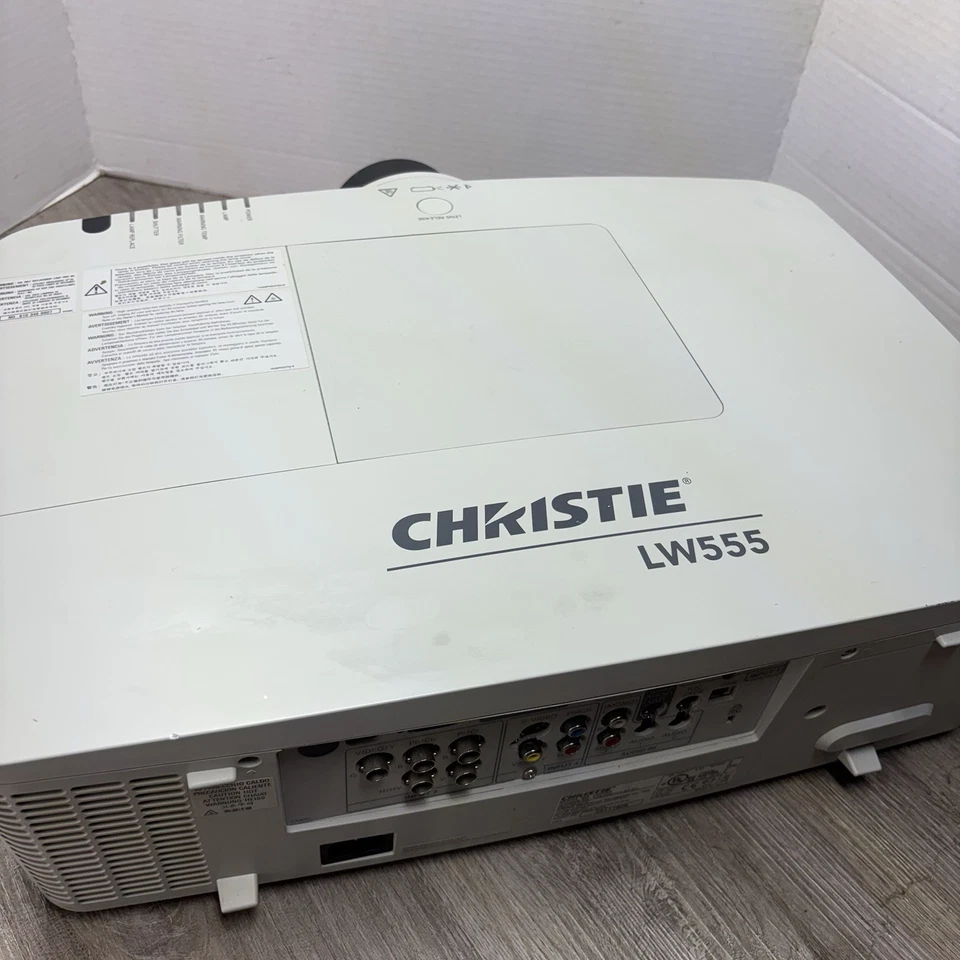 Defective Christie LW555 LCD HDMI WXGA Projector No Lamp No Remote AS-IS - Image 3 of 4