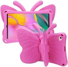 Simicoo Samsung Galaxy Tab A 10.1 2019 case SM-T510 T515 3D Butterfly Case, Rose