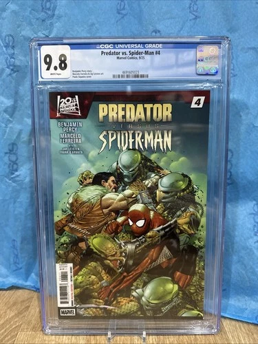 Predator vs Spider-man #4 CGC 9.8 Graded Comic Gorgeous Gem Wow
