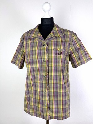 Jack Wolfskin Travel womens outdoor active wear shirt Size L / UK 16