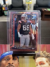2025 Topps Chrome Football Will Campbell Rookie Football Skin #379 JD