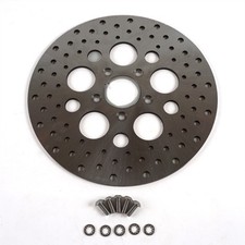 11.5" Front Brake Rotor Satin Polished SS Disc For Harley Touring Bobber.
