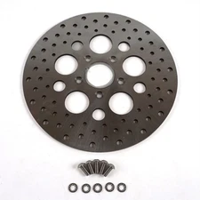 11.5" Front Brake Rotor Satin Polished SS Disc For Harley Touring Bobber.