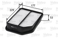 Valeo Luftfilter 585153 Filtereinsatz FüR Suzuki Vitara JT TD TE 2 JB416 Allrad
